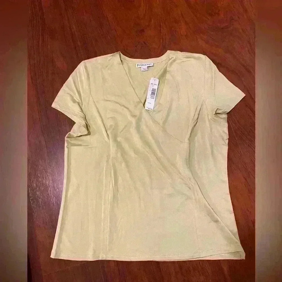 Pendleton Tops - Pendleton Camel Tan Silk Blend cotton blouse